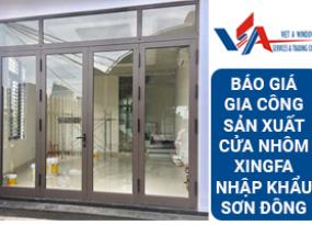 BÁO GIÁ NHÔM XINGFA NHẬP KHẨU SƠN ĐÔNG